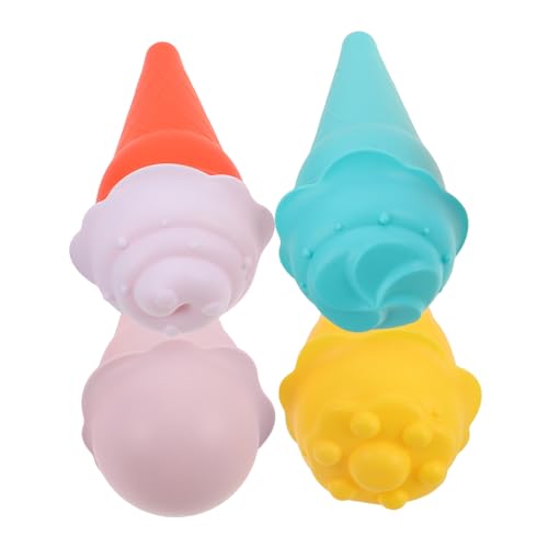 Supvox 4pcs Kids Beach Toys Ice Cream Cones Für Kleinkinder Outdoor -sandspielzubehör Für Strand- Und Sandbox -spaß Seortierte Farbe Supvox 4pcs Kids Beach Toys Ice Cream Cones Für Kleinkinder Outdoor -sandspielzubehör Für Strand- Und Sandbox -spaß Seortierte Farbe von Supvox