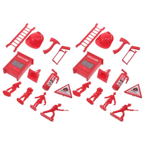 Supvox 5 Sätze Mini Feuerlöscher Figuren aus Robustem Kunststoff Feuerwehr-Accessoires für Puppenhaus für Rollenspiele und Feuerwehr-partygeschenke von Supvox