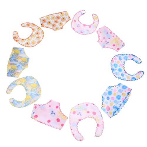 Supvox 5 Sätze Puppenwindel-lätzchen Kleidung Accessoires Puppenzubehör Puppenkleidung Puppen Höschen Mädchen Lätzchen Unser Windeln Puppenhöschen Stoff Supvox 5 Sätze Puppenwindel-lätzchen Kleidung Accessoires Puppenzubehör Puppenkleidung Puppen Höschen Mädchen Lätzchen Unser Windeln Puppenhöschen Stoff von Supvox