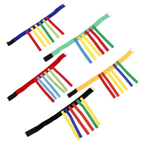 Supvox 5 Sätze Reaktions Trainings Gürtel mit Bunten Bändern für Outdoor Spiel Teamspiel für Mädchen Jungen Beweglichkeit und Soziale Fähigkeiten Supvox 5 Sätze Reaktions Trainings Gürtel mit Bunten Bändern für Outdoor Spiel Teamspiel für Mädchen Jungen Beweglichkeit und Soziale Fähigkeiten von Supvox
