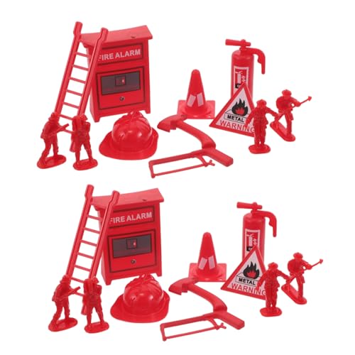 Supvox 5 Sätze Teiliges Feuerwehr-spielset mit Mini-feuerwehrmann-Figuren und Realistische Feuerwehr-Accessoires für Rollenspiele Teamspiele und Puppenhaus-Dekorationen Supvox 5 Sätze Teiliges Feuerwehr-spielset mit Mini-feuerwehrmann-Figuren und Realistische Feuerwehr-Accessoires für Rollenspiele Teamspiele und Puppenhaus-Dekorationen von Supvox