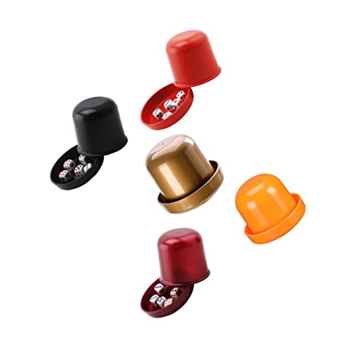 Supvox 5 Sätze Würfel Würfelbecher Würfelbecher-Spiel Würfelspiel Tasse Würfel Farbwürfelbecher Plastikwürfel Tasse Spiel Würfel Würfelbehälter Würfeltablett Würfelhalter Bar Würfelbecher Supvox 5 Sätze Würfel Würfelbecher Würfelbecher-Spiel Würfelspiel Tasse Würfel Farbwürfelbecher Plastikwürfel Tasse Spiel Würfel Würfelbehälter Würfeltablett Würfelhalter Bar Würfelbecher von Supvox