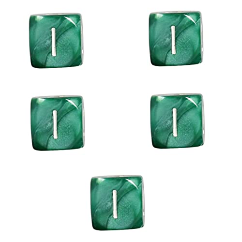 Supvox 5 Stück Acryl Würfel Würfelspiele Würfel für Würfel Partyspiel Würfel-Layouts Spiel Requisiten Zahlenwürfel Brettspiel -Requisiten Brettspiel Würfel Partyzubehör von Supvox