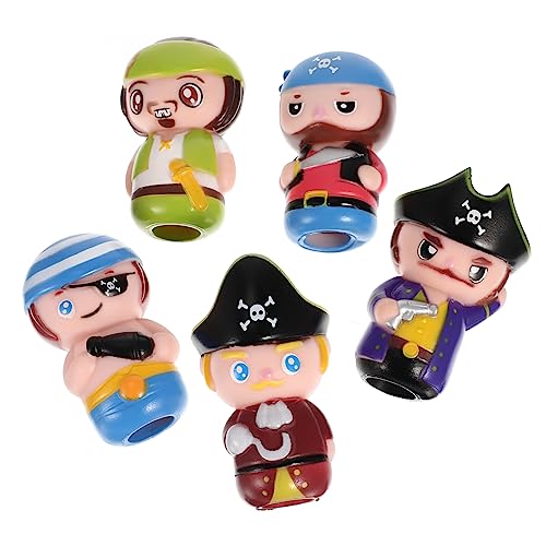 Supvox Puppen 5 Stück Piratenpuppen Handpuppen Spielzeug Für Jungen Und Mädchen Zum Geschichtenerzählen von Supvox