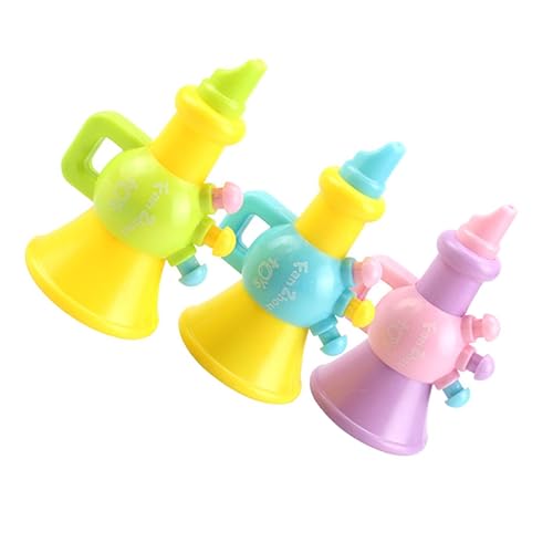 Supvox 5 Stück Cartoon -Hornspielzeug Trompete Trompetenspielzeug für Kleinkinder -Horn- Zufällige Farbe von Supvox