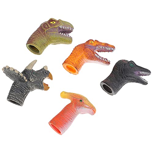 Supvox 5 Stück Dinosaurier -kopfpuppe Mini-fingerpuppen Kinderspielzeug Dinosaurier-fingerpuppen Kinderpuppenspielzeug Dinosaurier-Puppen- Plastik Supvox 5 Stück Dinosaurier -kopfpuppe Mini-fingerpuppen Kinderspielzeug Dinosaurier-fingerpuppen Kinderpuppenspielzeug Dinosaurier-Puppen- Plastik von Supvox