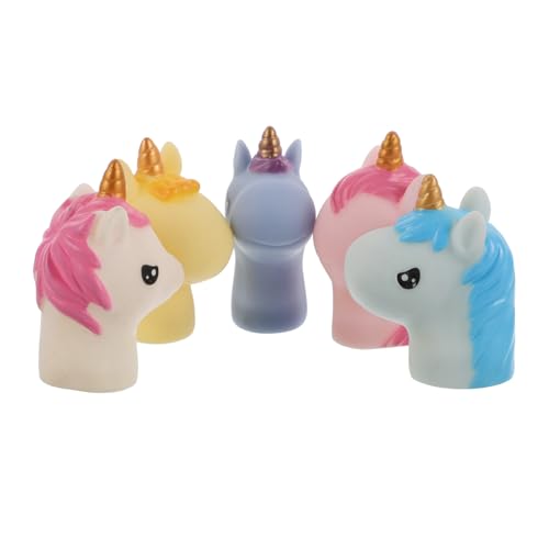 Supvox 5 Stück Einhorn Handpuppe Einhorn Einhorn Daumenpuppe Einhorn Modell für kleine Dinosaurier-Spielzeuge Fingerzeiger zum Lesen für Vinyl Supvox 5 Stück Einhorn Handpuppe Einhorn Einhorn Daumenpuppe Einhorn Modell für kleine Dinosaurier-Spielzeuge Fingerzeiger zum Lesen für Vinyl von Supvox