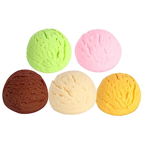 Supvox 5 Stück Eiskugel Modell Rollenspiel Weiß Realistisches Dessert Simuliertes EIS Eiscreme Foto Requisiten Künstliches Eiscreme Modell Eisdielen Eiscreme Requisite Supvox 5 Stück Eiskugel Modell Rollenspiel Weiß Realistisches Dessert Simuliertes EIS Eiscreme Foto Requisiten Künstliches Eiscreme Modell Eisdielen Eiscreme Requisite von Supvox