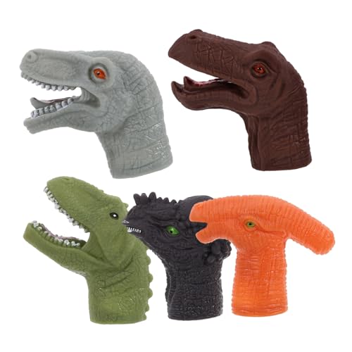 Supvox 5 Stück Finger-Dinosaurier- Tierische Handpuppe Dinosaurier-fingerpuppen Dinosaurier-Marionette Finger-Dinosaurier-Puppen Flexible Puppen Weiches Gummi Supvox 5 Stück Finger-Dinosaurier- Tierische Handpuppe Dinosaurier-fingerpuppen Dinosaurier-Marionette Finger-Dinosaurier-Puppen Flexible Puppen Weiches Gummi von Supvox