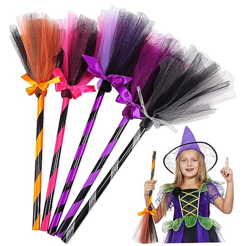 Supvox 5 Stück Hexenbesen Teilig Buntes Kostümzubehör für Halloween Kostümparty und Familienaktivitäten Leicht Platzsparend für Kreatives und Fantasie Supvox 5 Stück Hexenbesen Teilig Buntes Kostümzubehör für Halloween Kostümparty und Familienaktivitäten Leicht Platzsparend für Kreatives und Fantasie von Supvox