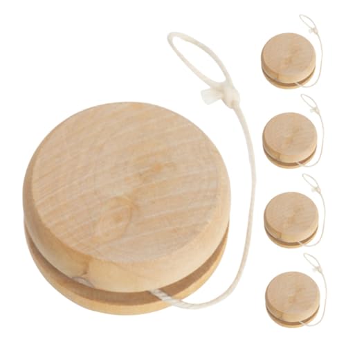 Supvox 5 Stück Hölzernes Jo-jo Außen Kind Finger Ball Werfen Jonglieren Hölzernes Yo-yo- Für Die Frühe Bildung Mit Rissmuster Outdoor- Supvox 5 Stück Hölzernes Jo-jo Außen Kind Finger Ball Werfen Jonglieren Hölzernes Yo-yo- Für Die Frühe Bildung Mit Rissmuster Outdoor- von Supvox