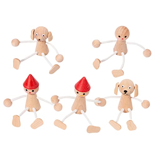 Supvox 5 Stück Holztierpuppe Mädchen Kleine Tiere Puppendekoration Tier Kleines Bastelspielzeug Frosch Ornament Tiermodell Puppenhaus Zubehör Bonsai Miniaturfiguren Supvox 5 Stück Holztierpuppe Mädchen Kleine Tiere Puppendekoration Tier Kleines Bastelspielzeug Frosch Ornament Tiermodell Puppenhaus Zubehör Bonsai Miniaturfiguren von Supvox