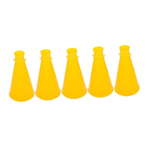 Supvox 5 Stück Jubelhorn Trompetenspielzeug Kunststoff Partyhörner Party Jubelspielzeug Partygeschenk Megaphone Trompeten Tragbares Horn Geräuschmacher Jubel Megaphone von Supvox