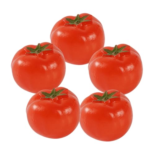 Supvox 5 Stück Kirschtomatenmodell Wunder- Modelle Layout-Szenendekor Mini-Simulations-Tomatendekor Miniatur-Obstdekorationen künstliche Miniaturtomate Mini-Tomate PVC rot Supvox 5 Stück Kirschtomatenmodell Wunder- Modelle Layout-Szenendekor Mini-Simulations-Tomatendekor Miniatur-Obstdekorationen künstliche Miniaturtomate Mini-Tomate PVC rot von Supvox
