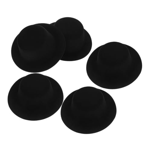 Supvox 5 Stück Kleines Strohhutspielzeug Miniatur Winzige Hüte Hut Foto Requisiten Puppenhaus-minihut Kleine Hüte Zum Basteln Puppenhaus-Hut-Requisiten Dekorativer DIY-Hut Black Gefühlt Supvox 5 Stück Kleines Strohhutspielzeug Miniatur Winzige Hüte Hut Foto Requisiten Puppenhaus-minihut Kleine Hüte Zum Basteln Puppenhaus-Hut-Requisiten Dekorativer DIY-Hut Black Gefühlt von Supvox