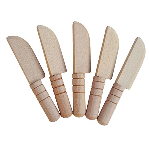 Supvox 5 Stück Küche Geschirr Miniatur-Szenenzubehör aus Holz Lernspielzeug für Kochsimulationen holzschneider Cutter- für Puppenhaus Cutter- -Kit Supvox 5 Stück Küche Geschirr Miniatur-Szenenzubehör aus Holz Lernspielzeug für Kochsimulationen holzschneider Cutter- für Puppenhaus Cutter- -Kit von Supvox