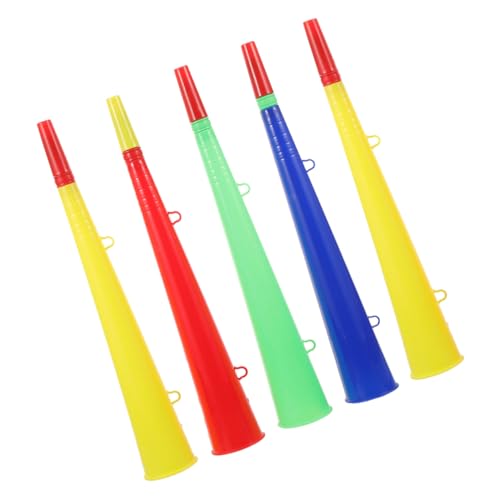 Supvox 5 Stück Lautsprecher aus Kunststoff sportlich Trompete Spiel Horn für Sportveranstaltungen Stadion Hörner Party tragbares Hornspielzeug jubelnde Hörner Plastik Supvox 5 Stück Lautsprecher aus Kunststoff sportlich Trompete Spiel Horn für Sportveranstaltungen Stadion Hörner Party tragbares Hornspielzeug jubelnde Hörner Plastik von Supvox