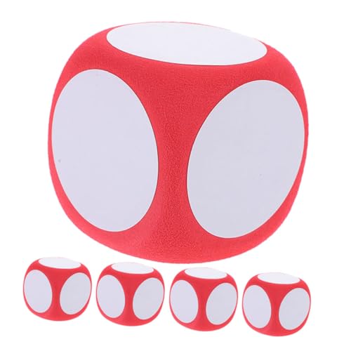 Supvox 5 Stück Leere Schaumstoffwürfel groß Würfelspielzeug Kind lackierbar Weiß Zu 6-seitiger Würfel Seit Würfel Schäumt Würfel riesige Schaumwürfel Würfel für Spiel rot Supvox 5 Stück Leere Schaumstoffwürfel groß Würfelspielzeug Kind lackierbar Weiß Zu 6-seitiger Würfel Seit Würfel Schäumt Würfel riesige Schaumwürfel Würfel für Spiel rot von Supvox