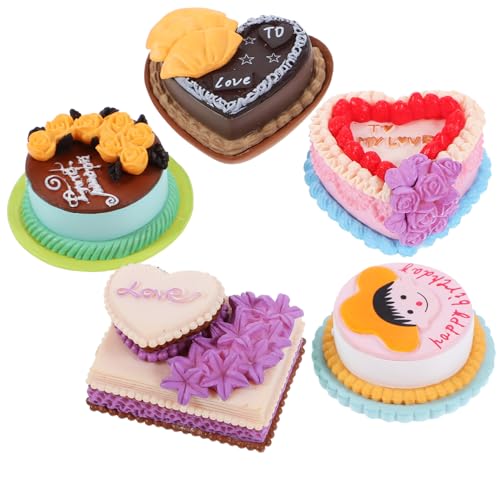 Supvox 5 Stück Mini Kuchenmodelle Ornament Dekoration Hochzeitsdekor Dessert Dekorative Kuchen Requisiten Fotografie Requisiten Kuchenverzierungen Mini Küchenszenen Supvox 5 Stück Mini Kuchenmodelle Ornament Dekoration Hochzeitsdekor Dessert Dekorative Kuchen Requisiten Fotografie Requisiten Kuchenverzierungen Mini Küchenszenen von Supvox
