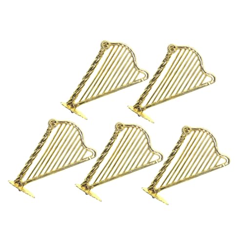 Supvox 5 Stück Miniaturharfe Miniaturinstrument Mini-Harfe Puppenhaus-musikinstrumente Mini-instrumentenmodell Puppenhaus Musikinstrumente Maßstab 1 12 Harfe-Modell Plastik Golden Supvox 5 Stück Miniaturharfe Miniaturinstrument Mini-Harfe Puppenhaus-musikinstrumente Mini-instrumentenmodell Puppenhaus Musikinstrumente Maßstab 1 12 Harfe-Modell Plastik Golden von Supvox
