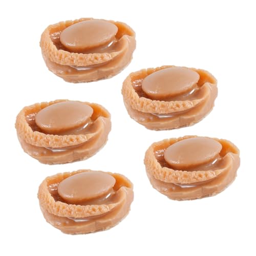Supvox 5 Stück Puppenhaus-Essens-Requisite kinderspielzeug детские игрушки Toy Kitchen hühner Mini-Hausverzierung gefälschtes Mini-Food-Modell Plastik Brown von Supvox
