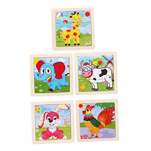 Supvox 5 Stück Puzzle- Aus Holz Frühpädagogisches Lustige Puzzle-spielzeuge Hölzern Supvox 5 Stück Puzzle- Aus Holz Frühpädagogisches Lustige Puzzle-spielzeuge Hölzern von Supvox