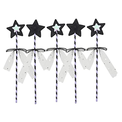 Supvox 5 Stück Ribbon Dancer Zauberstab für Mädchen Feenförmige Fee Seide Feenstab Partyartikel für Rosa Feenstäbe stecken Sternenstab Feen-Zauberstab- Partystäbe Filzstoff Supvox 5 Stück Ribbon Dancer Zauberstab für Mädchen Feenförmige Fee Seide Feenstab Partyartikel für Rosa Feenstäbe stecken Sternenstab Feen-Zauberstab- Partystäbe Filzstoff von Supvox