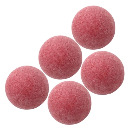 Supvox 5 Stück Rote Tischfußball Ersatzbälle mit Matter Oberfläche Verschleißfest und Griffig Geeignet für Professionelle Tischfußballspiele und Schnellen Austausch bei Spieltischen Supvox 5 Stück Rote Tischfußball Ersatzbälle mit Matter Oberfläche Verschleißfest und Griffig Geeignet für Professionelle Tischfußballspiele und Schnellen Austausch bei Spieltischen von Supvox