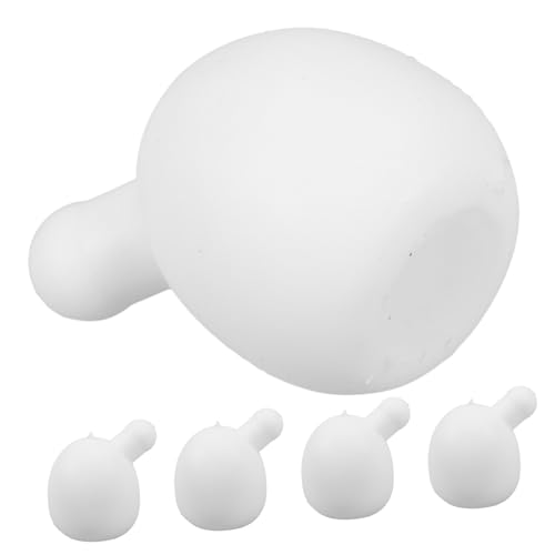 Supvox 5 Stück Seifenblasen Puppenball Quetschdekompressionseinsatz Handblasen Innenrequisiten Puppenherstellungseinsätze Puppenbedarf Für Dekompressions Inneneinsätze Weiß von Supvox