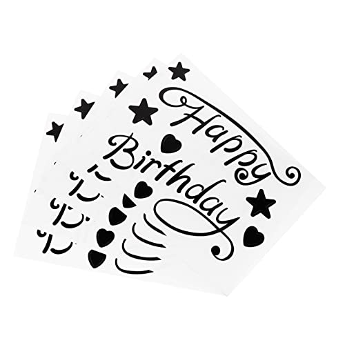 Supvox 5 Stück Selbstklebende Aufkleber Geburtstag Dekorative Aufkleber Alles Gute Zum Geburtstag Ballon Aufkleber Feier Aufkleber Planer Geburtstagsaufkleber Plastik Schwarz Supvox 5 Stück Selbstklebende Aufkleber Geburtstag Dekorative Aufkleber Alles Gute Zum Geburtstag Ballon Aufkleber Feier Aufkleber Planer Geburtstagsaufkleber Plastik Schwarz von Supvox