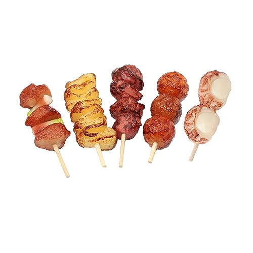 Supvox 5 Stück Simulierte Grillspieße Rollenspielhaus-Requisiten Probieren Rollenspielzubehör Grill-Spielessen Zubehör für Spielhäuser realistisches Spielfutter PVC Supvox 5 Stück Simulierte Grillspieße Rollenspielhaus-Requisiten Probieren Rollenspielzubehör Grill-Spielessen Zubehör für Spielhäuser realistisches Spielfutter PVC von Supvox