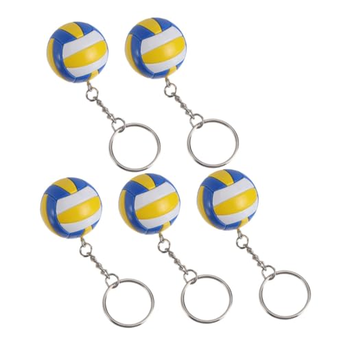 Supvox 5 Stück Sportliche Ball Anhänger für Taschen Geldbörsen und Schlüssel als für Volleyball Fans und Spieler Supvox 5 Stück Sportliche Ball Anhänger für Taschen Geldbörsen und Schlüssel als für Volleyball Fans und Spieler von Supvox