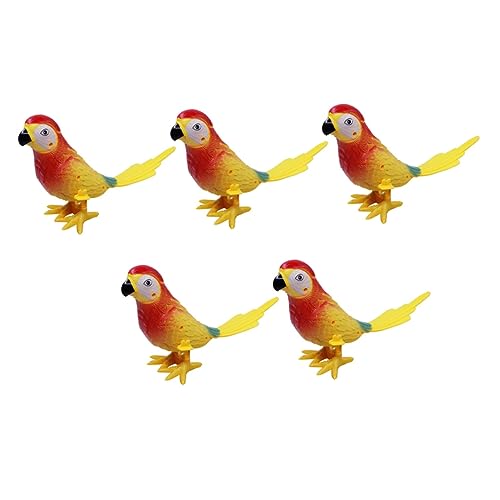 Supvox 5 Stück Springendes Papageienspielzeug kleine Spielsachen Uhrwerk- für Neuartiges Uhrwerk- Papagei tierisches uhrwerk Abs Supvox 5 Stück Springendes Papageienspielzeug kleine Spielsachen Uhrwerk- für Neuartiges Uhrwerk- Papagei tierisches uhrwerk Abs von Supvox