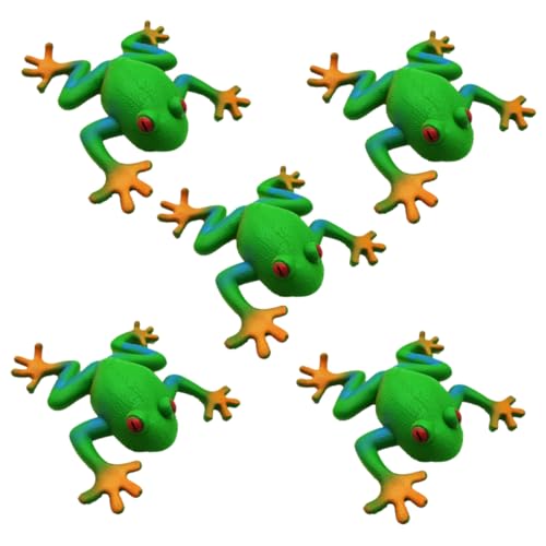 Supvox 5 Stück Stressspielzeug Kleine Frösche Zappelspielzeug Stressball Frosch Quetschspielzeug Für Party Tierisches Quetschspielzeug Kinderspielzeug Green Weiches Gummi Supvox 5 Stück Stressspielzeug Kleine Frösche Zappelspielzeug Stressball Frosch Quetschspielzeug Für Party Tierisches Quetschspielzeug Kinderspielzeug Green Weiches Gummi von Supvox