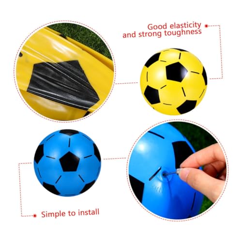 Supvox 5 Stück Teiliges Aufblasbarer Kinderspielzeug Fußbälle aus Robustem Kunststoff Leicht und Elastisch Farblich Sortiert für Drinnen und Draußen Unisex für Erwachsene Zufällige Farbe Supvox 5 Stück Teiliges Aufblasbarer Kinderspielzeug Fußbälle aus Robustem Kunststoff Leicht und Elastisch Farblich Sortiert für Drinnen und Draußen Unisex für Erwachsene Zufällige Farbe von Supvox