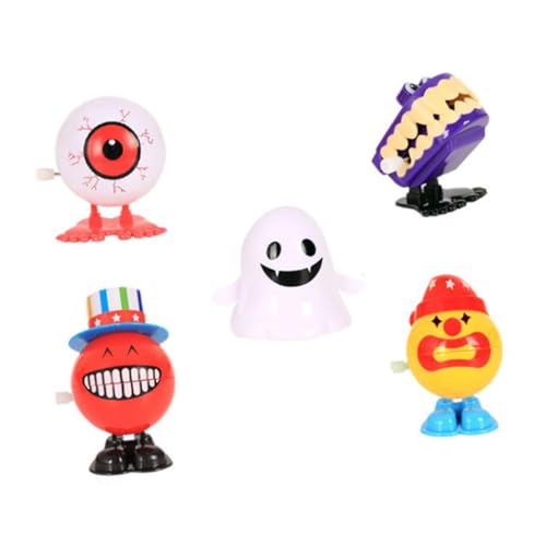 Supvox 5 Stück Teiliges Halloween Aufziehspielzeug Wind Up im Gruseligen Stil Robustes Kunststoffmaterial Tragbar und Sicher für Partydeko und Mitgebsel Supvox 5 Stück Teiliges Halloween Aufziehspielzeug Wind Up im Gruseligen Stil Robustes Kunststoffmaterial Tragbar und Sicher für Partydeko und Mitgebsel von Supvox