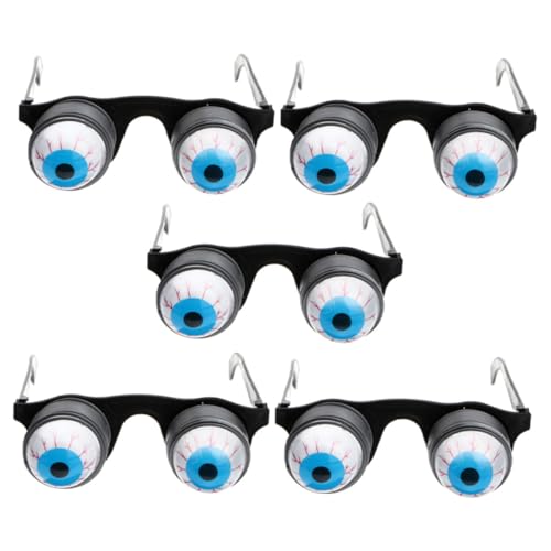 Supvox 5 Stück Teiliges Halloween Party Brillen mit Springenden Augäpfeln Lustige Gruselbrille aus Hochwertigem Kunststoff Witziges Fotoaccessoire für Karneval Fasching und Kostümpartys Supvox 5 Stück Teiliges Halloween Party Brillen mit Springenden Augäpfeln Lustige Gruselbrille aus Hochwertigem Kunststoff Witziges Fotoaccessoire für Karneval Fasching und Kostümpartys von Supvox