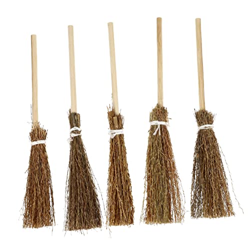 Supvox 5 Stück Teiliges Mini Handgewebte Besen für Puppenhausdekoration Realistische Dekorationsrequisiten für DIY Puppenhaus Hochwertige Handgefertigte Broom Props Supvox 5 Stück Teiliges Mini Handgewebte Besen für Puppenhausdekoration Realistische Dekorationsrequisiten für DIY Puppenhaus Hochwertige Handgefertigte Broom Props von Supvox