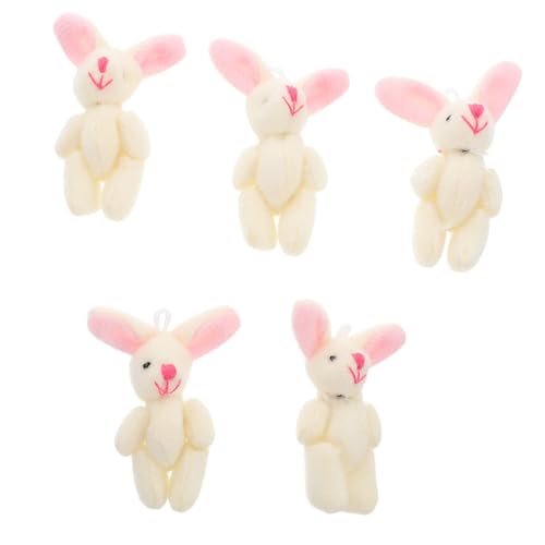 Supvox 5 Stück Teiliges Mini Hase Figuren aus Weichem Material Niedliche Stofftiere für Kinderzimmer Dekoration für Ostern und Geburtstagsgeschenke Supvox 5 Stück Teiliges Mini Hase Figuren aus Weichem Material Niedliche Stofftiere für Kinderzimmer Dekoration für Ostern und Geburtstagsgeschenke von Supvox