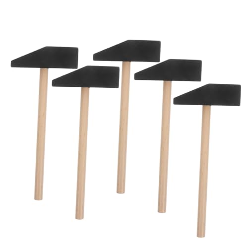 Supvox 5 Stück Teiliges Mini Holzhammer aus Robustem Massivholz Sicher für Kleinkinder Pädagogisches zur Feinmotorik und Kreativität für Vorschule DIY Basteln Geburtstagsfeiern von Supvox