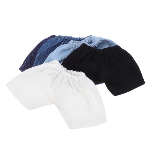 Supvox 5 Stück Teiliges Mini Puppen Shorts Weiche Baumwoll Puppenhosen in Lebendigen Farben Elastischer Bund Kurze Spielzeughosen für Plüschpuppen Vielseitige Puppenkleidung für von Supvox