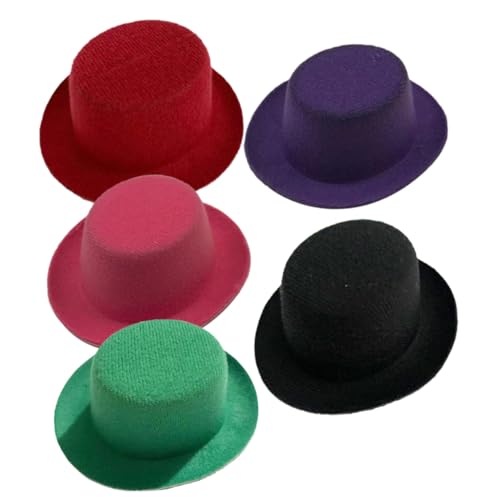 Supvox 5 Stück Teiliges Miniatur Eva minihut Puppen Bunte Kleine Hüte in Grün Violett Schwarz und Dekorative Puppenzubehör für Party Cosplay und Bastelprojekte Supvox 5 Stück Teiliges Miniatur Eva minihut Puppen Bunte Kleine Hüte in Grün Violett Schwarz und Dekorative Puppenzubehör für Party Cosplay und Bastelprojekte von Supvox