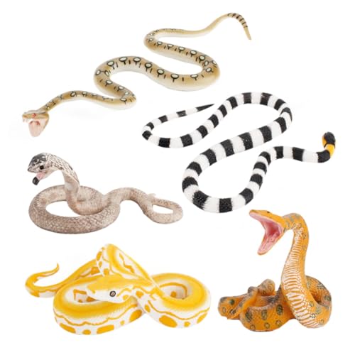 Supvox 5 Stück Teiliges Realistisches Schlangenmodell aus Umweltfreundlichem Material für Halloween Deko Aprilscherz Partyzubehör Kindgerecht und Detailgetreu Gestaltet Supvox 5 Stück Teiliges Realistisches Schlangenmodell aus Umweltfreundlichem Material für Halloween Deko Aprilscherz Partyzubehör Kindgerecht und Detailgetreu Gestaltet von Supvox