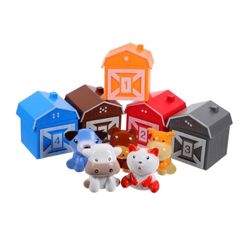 Supvox 5 Stück Tiere Fingerpuppe Eltern-Kind- Geschichtenerzählende Fingerpuppen Tiere Fingerpuppen für Flexible Puppen Plastik von Supvox