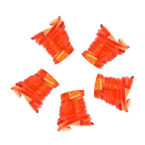 Supvox 5 Stück Tornado-Modell konstruktionsspielzeug BAU Action Figuren Effekte Zubehör für Actionfiguren Actionfiguren-Effekte Abs Orange von Supvox