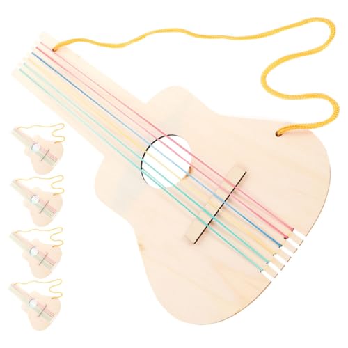 Supvox 5 Stück Unbemalte Leere Holzgitarre Akustikgitarre Und Gitarre Klein Unfertige Holzgitarre Kinderdekoration Holzgitarre Diy-gitarre Bauen Holz Gitarre Khaki Supvox 5 Stück Unbemalte Leere Holzgitarre Akustikgitarre Und Gitarre Klein Unfertige Holzgitarre Kinderdekoration Holzgitarre Diy-gitarre Bauen Holz Gitarre Khaki von Supvox
