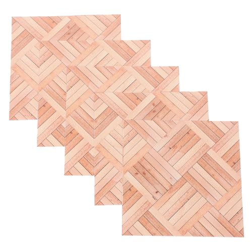 Supvox 5 Stück Wandpaneele mit simulierter Holzmaserung Häuser winzig Klebstoff Selbstklebende Tapete Mini House Decor Bodenschablonenfliese Puppenhauszubehör Papier Supvox 5 Stück Wandpaneele mit simulierter Holzmaserung Häuser winzig Klebstoff Selbstklebende Tapete Mini House Decor Bodenschablonenfliese Puppenhauszubehör Papier von Supvox