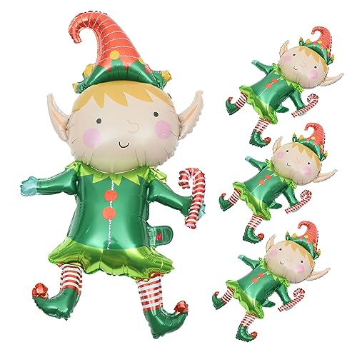 Supvox 5 Stück Weihnachtsballons Teiliges Folienballons für Weihnachtsfeier Vielseitige Deko für Wand Tür Fenster Fotorequisit für Partys und Festlichkeiten Supvox 5 Stück Weihnachtsballons Teiliges Folienballons für Weihnachtsfeier Vielseitige Deko für Wand Tür Fenster Fotorequisit für Partys und Festlichkeiten von Supvox