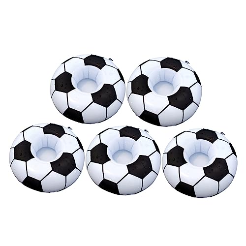 Supvox 5 Stück aufblasbarer Getränkehalter Inhaber groß Strand Sport Fußball Floats Trinken aufblasbare Untersetzer Schwimmender Getränkehalter schwebender Getränkehalter Wiederverwendbar Supvox 5 Stück aufblasbarer Getränkehalter Inhaber groß Strand Sport Fußball Floats Trinken aufblasbare Untersetzer Schwimmender Getränkehalter schwebender Getränkehalter Wiederverwendbar von Supvox