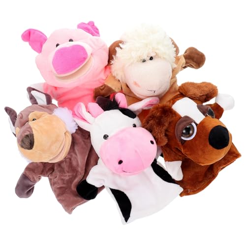 Supvox 5 Stück tierische Marionette Fingerpuppen für Kleinkinder Handpuppen für Babys Baumwoll -Handpuppen Handpuppen für Handpuppe Kinderpuppen kurzer Plüsch Supvox 5 Stück tierische Marionette Fingerpuppen für Kleinkinder Handpuppen für Babys Baumwoll -Handpuppen Handpuppen für Handpuppe Kinderpuppen kurzer Plüsch von Supvox